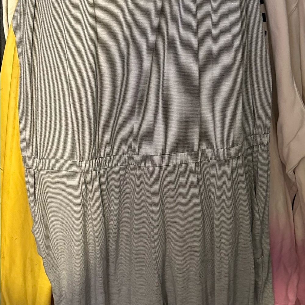 LOGO by Lori Goldstein Gray Dress